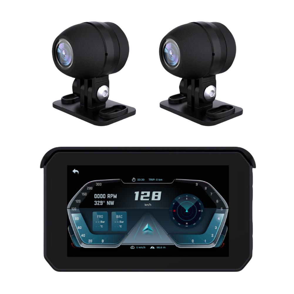 5 Inch GPS Screen Monitor Audio Recording Wireless Carplay Android Auto Recorder Camera Dash Cam Motorcycle Monitor GPS Tracking
5 Inch GPS Screen Monitor Audio Recording Wireless Carplay Android Auto Recorder Camera Dash Cam Motorcycle Monitor GPS Tracking