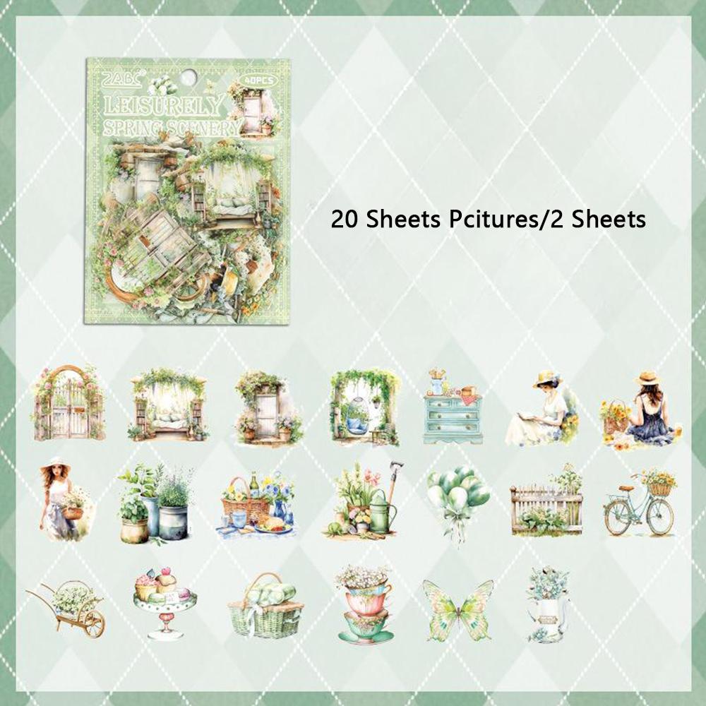 Mr. Paper, 6 Styles, 20PCS/style, Vintage Style Book PET Sticker Bag, DIY Decoration Library Landscape Material Sticker
Mr. Paper, 6 Styles, 20PCS/style, Vintage Style Book PET Sticker Bag, DIY Decoration Library Landscape Material Sticker