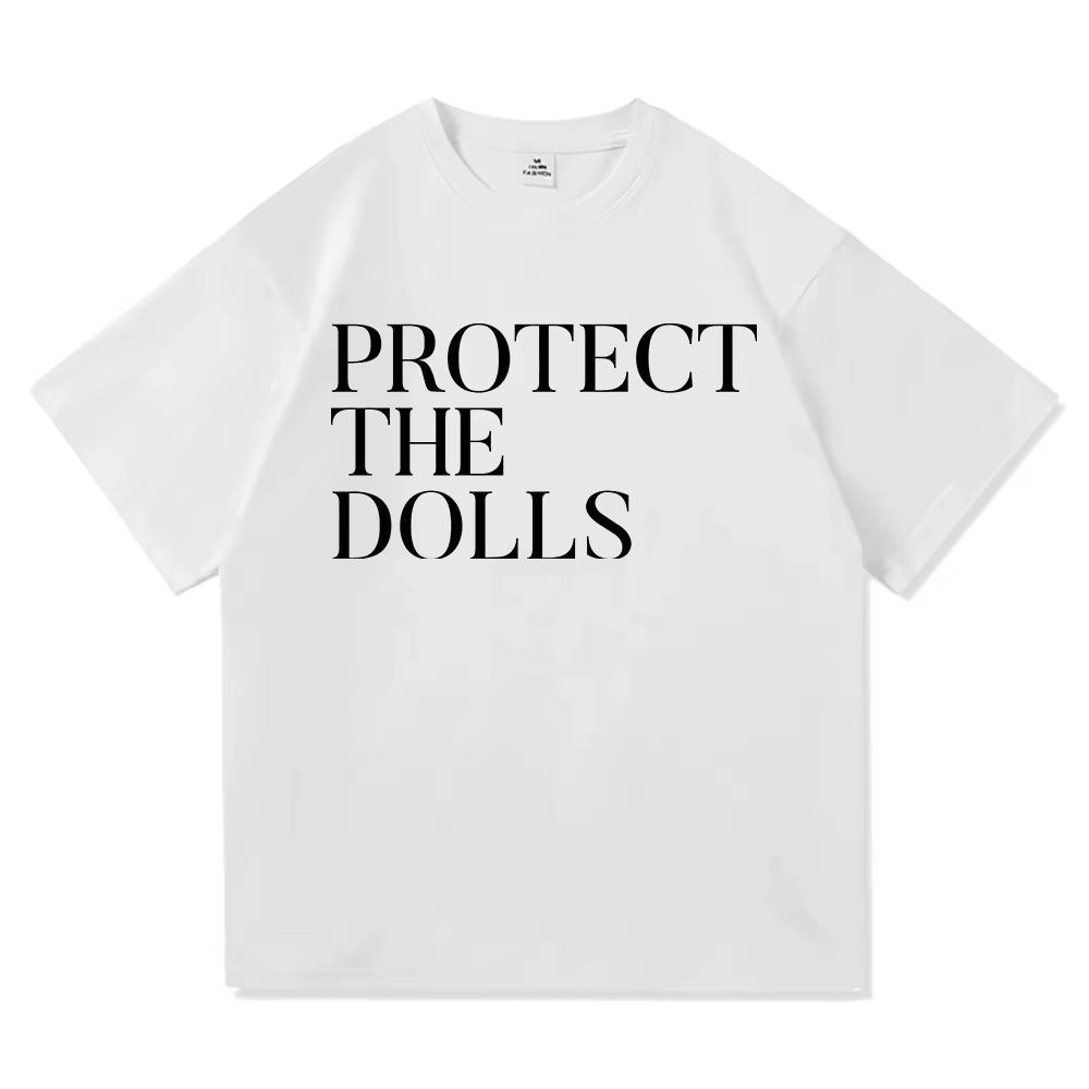 Protect The Dolls Same Style Graphic Print TShirt Fashion Loose Casual Harajuku Wind Men Women Cotton Oversized Summer New Tees S
Protect The Dolls Same Style Graphic Print TShirt Fashion Loose Casual Harajuku Wind Men Women Cotton Oversized Summer New Tees S