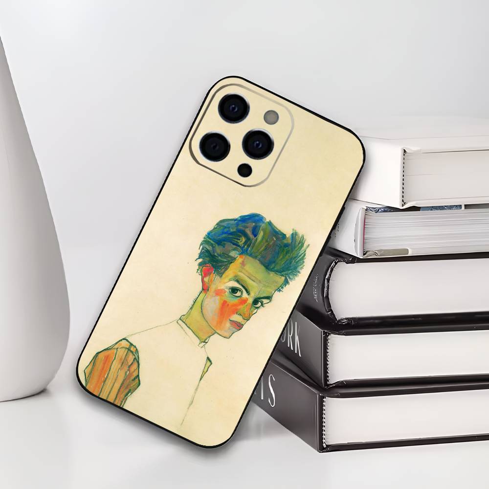 E-Egon S-Schiele Phone Case For IPhone 17,16,15,14,13,12,11,Plus,Pro,Max,Plus,XS,soft case Black silicone iPhone14Pro
E-Egon S-Schiele Phone Case For IPhone 17,16,15,14,13,12,11,Plus,Pro,Max,Plus,XS,soft case Black silicone iPhone14Pro