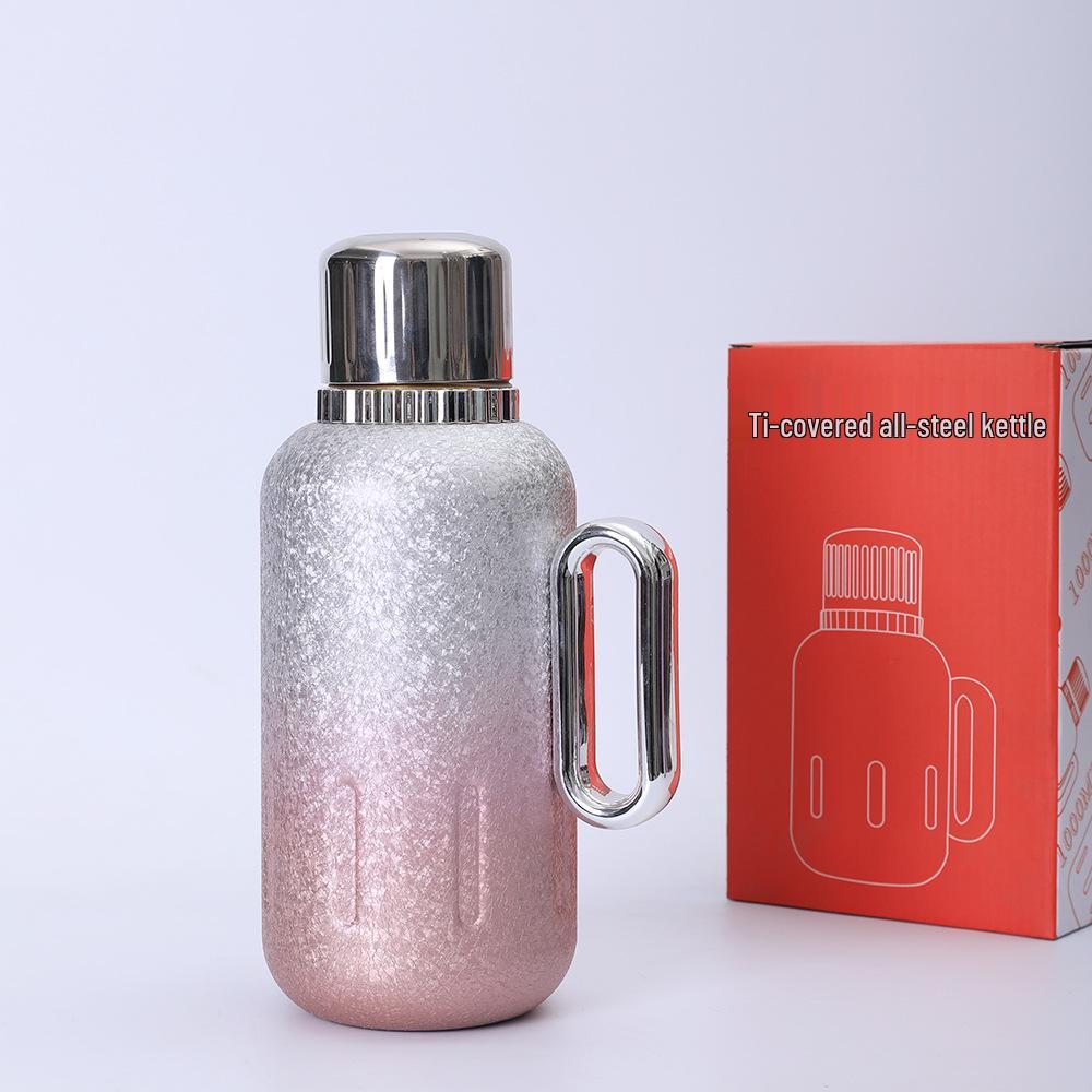 Titanium-Plated Insulated Kettle: Large Capacity Office & Outdoor Teapot for Brewing & Stewing 800ml
Titanium-Plated Insulated Kettle: Large Capacity Office & Outdoor Teapot for Brewing & Stewing 800ml