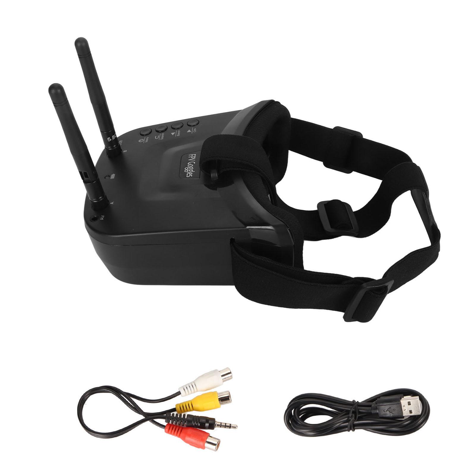 Міні FPV окуляри 5,8 ГГц 3 дюйми 40 каналів 480x320 LCD екран 1200mAh FPV відео гарнітура окуляри з
Міні FPV окуляри 5,8 ГГц 3 дюйми 40 каналів 480x320 LCD екран 1200mAh FPV відео гарнітура окуляри з