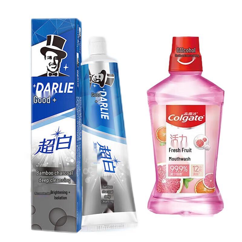 Darlie Toothpaste & Colgate Mouthwash Dental Care Combo
Darlie Toothpaste & Colgate Mouthwash Dental Care Combo