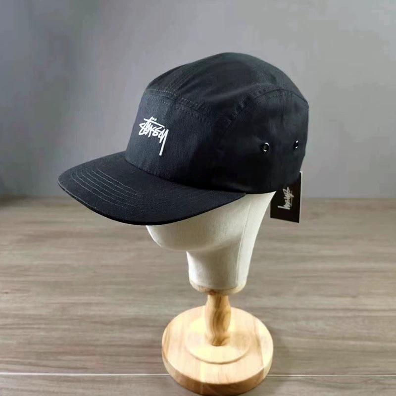Unisex Adjustable Five-Panel Black Embroidered Flat Brim Baseball Cap Adjustable
Unisex Adjustable Five-Panel Black Embroidered Flat Brim Baseball Cap Adjustable