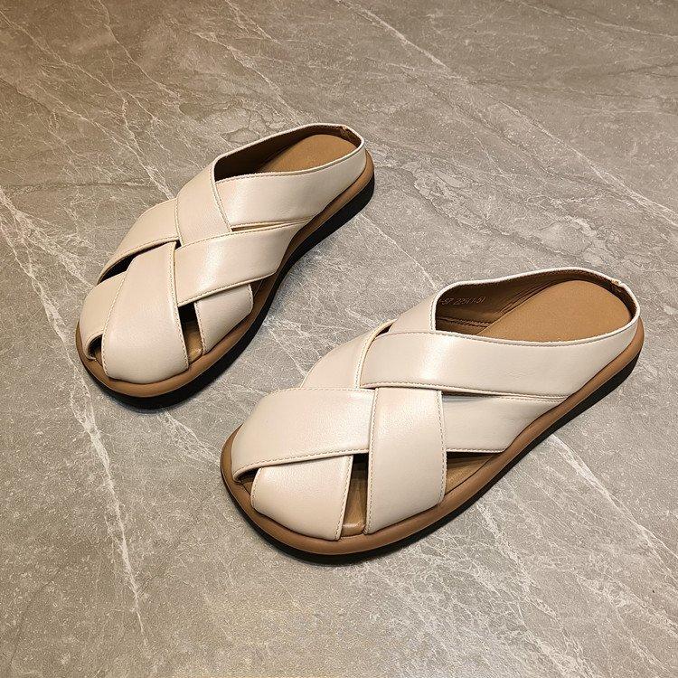 Кожаная версия~ ретро сумка голова шлепанцы женская летняя одежда 2025 новые универсальные плетеные римские сандалии шлепанцы на плоской подошве 40
Кожаная версия~ ретро сумка голова шлепанцы женская летняя одежда 2025 новые универсальные плетеные римские сандалии шлепанцы на плоской подошве 40