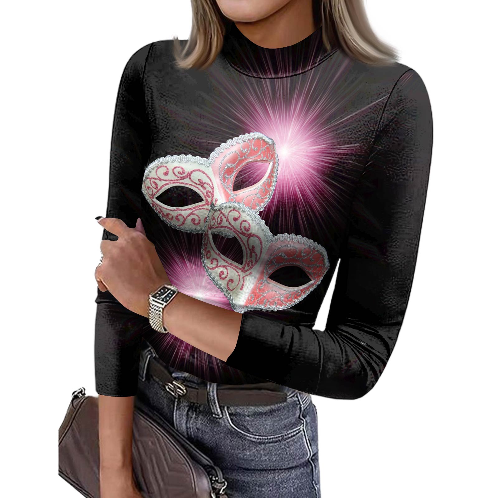 Женская облегающая футболка, модная повседневная футболка с принтом, пуловер с круглым вырезом и рукавом 3/4 XXL чёрный
Женская облегающая футболка, модная повседневная футболка с принтом, пуловер с круглым вырезом и рукавом 3/4 XXL чёрный