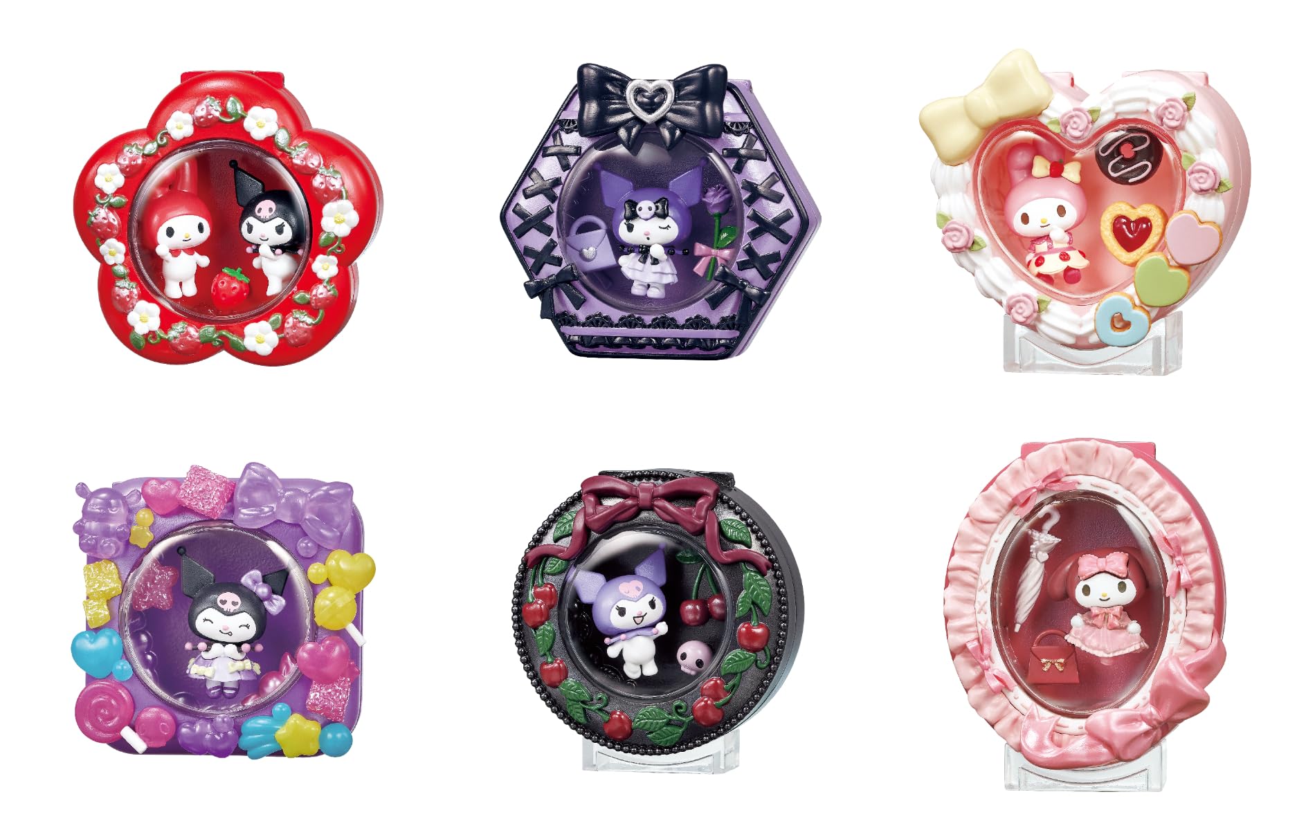 Re-ment Sanrio My MelodyKuromi MELTY COMPACT Approx. H115 x W70 x D70mm PVC
Re-ment Sanrio My MelodyKuromi MELTY COMPACT Approx. H115 x W70 x D70mm PVC