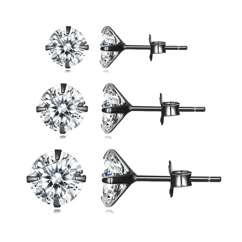 bamoer 3 Pairs Stud Earrings Set 925 Silver Stone CZ Minimalist Dazzling Fashion Earrings 4mm 5mm 6mm Diameter BSE166 чорний
bamoer 3 Pairs Stud Earrings Set 925 Silver Stone CZ Minimalist Dazzling Fashion Earrings 4mm 5mm 6mm Diameter BSE166 чорний