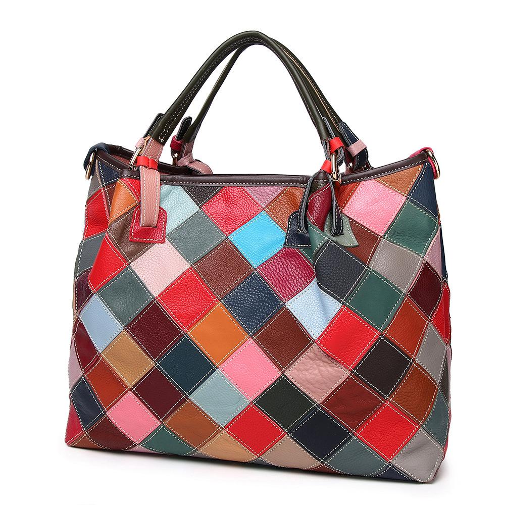 Leather Women S Bag, First Layer Cowhide Plaid Contrasting Color, Hand-Spliced Bag, Portable Shoulder Messenger Bag різнокольоровий
Leather Women S Bag, First Layer Cowhide Plaid Contrasting Color, Hand-Spliced Bag, Portable Shoulder Messenger Bag різнокольоровий