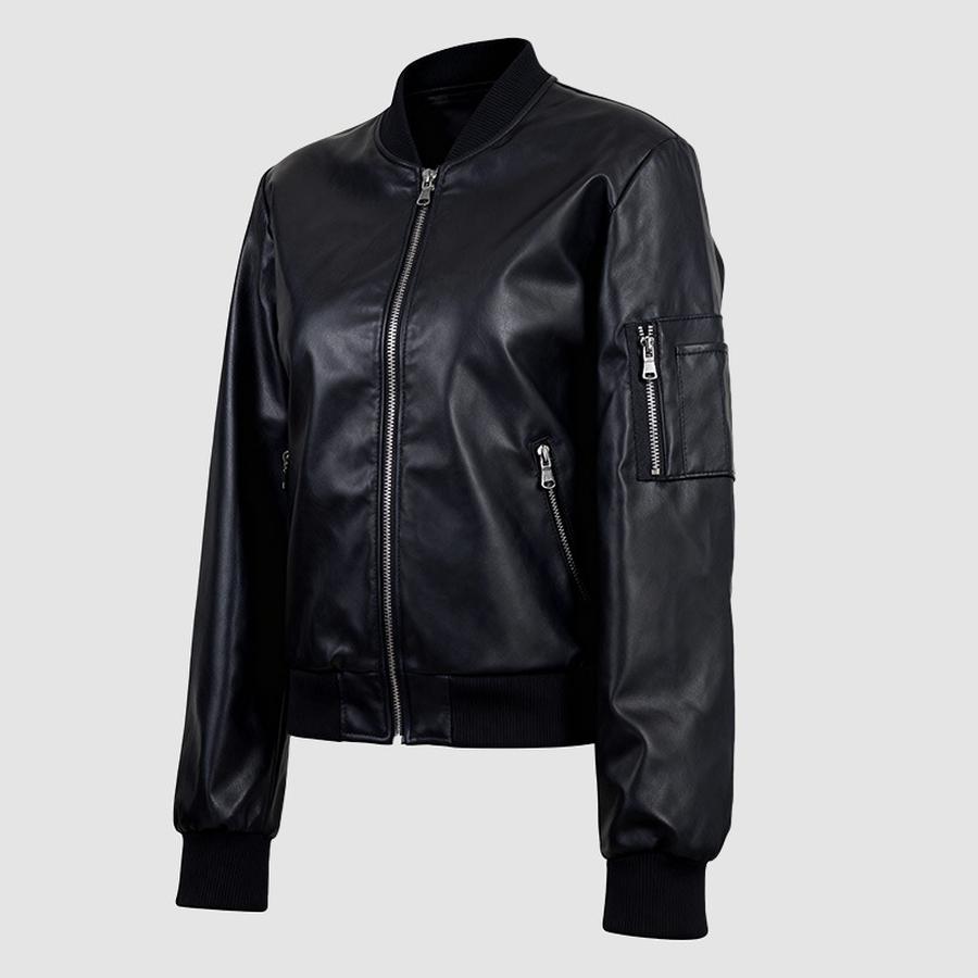 Custom PU Leather Street Style Short Biker Jacket woMen s Fall Top XL
Custom PU Leather Street Style Short Biker Jacket woMen s Fall Top XL