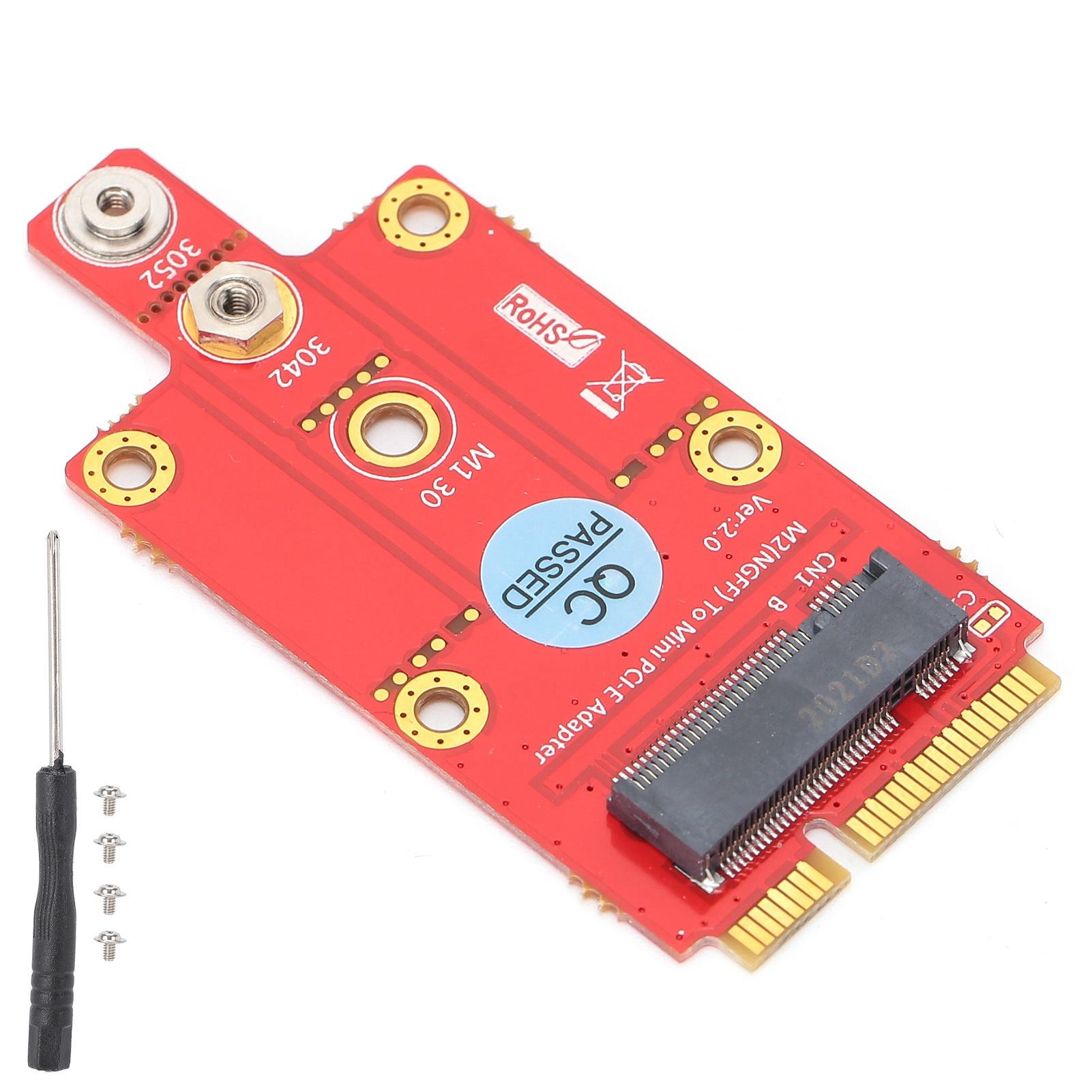 Адаптер M.2 Key B на Mini PCIE Модуль конвертера ПК Ноутбук Настільний комп’ютер Аксесуари
Адаптер M.2 Key B на Mini PCIE Модуль конвертера ПК Ноутбук Настільний комп’ютер Аксесуари