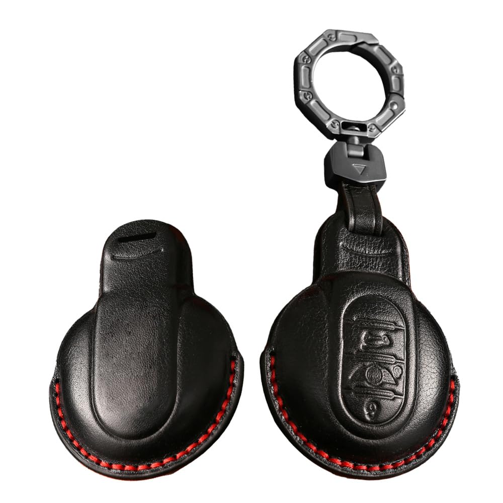 KUNIO Premium Genuine Leather Key Cover, Keychain, Key Case, Hand-Stitched, Scratch-Resistant, Waterproof, 3-Button Black, for MINI Cooper, Cooper S,
KUNIO Premium Genuine Leather Key Cover, Keychain, Key Case, Hand-Stitched, Scratch-Resistant, Waterproof, 3-Button Black, for MINI Cooper, Cooper S,