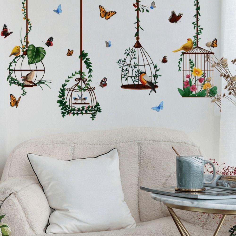 4Pcs/set Waterproof Bird Cage Sticker Removable Butterfly Decals Wall Decals Wall Decor 4Pcs/set
4Pcs/set Waterproof Bird Cage Sticker Removable Butterfly Decals Wall Decals Wall Decor 4Pcs/set