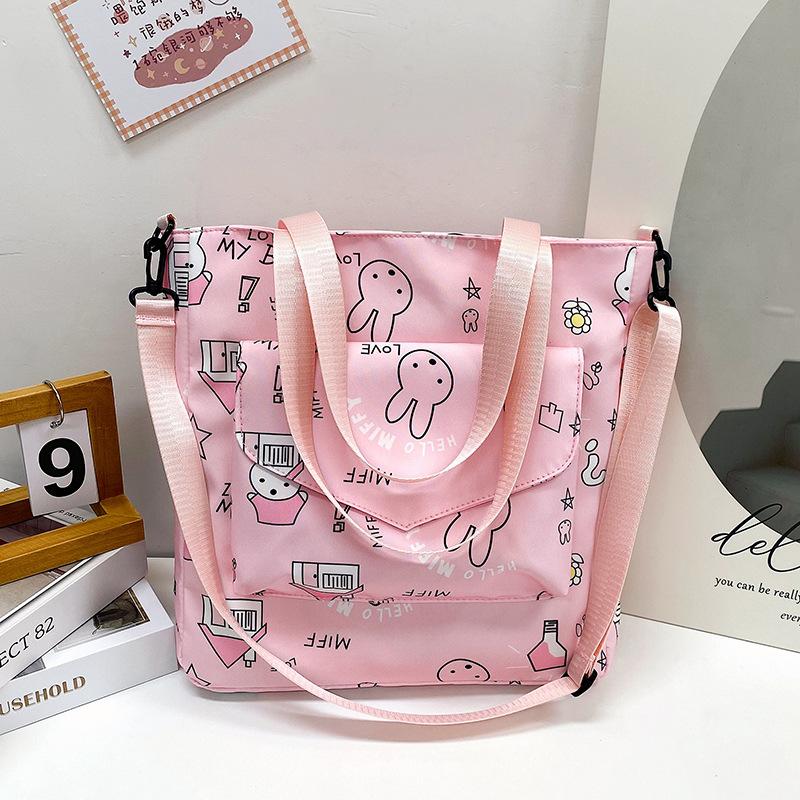 Ніша голова кролика графіті студент класу шкільний портфель осінь велика місткість дівчата клас макіяжу клас через плече сумка рожевий
Ніша голова кролика графіті студент класу шкільний портфель осінь велика місткість дівчата клас макіяжу клас через плече сумка рожевий