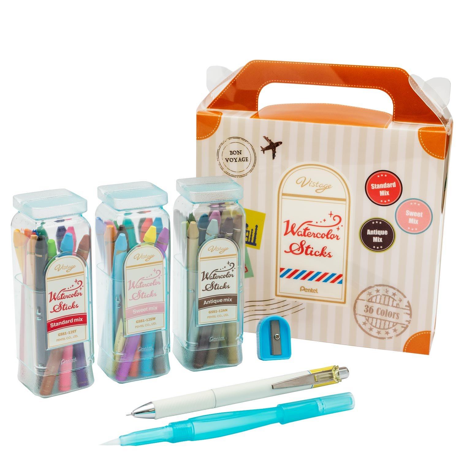 Цветные карандаши Pentel Full Core Акварельные стики Набор 36 цветов GSS1-36AMZ
Цветные карандаши Pentel Full Core Акварельные стики Набор 36 цветов GSS1-36AMZ