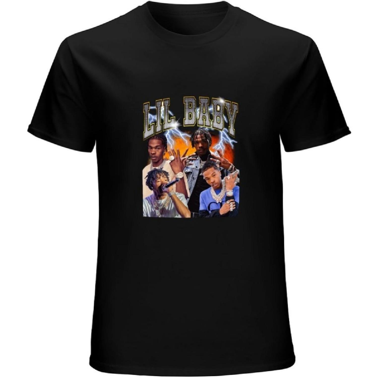 PEACH JO+ Hip Hop Rapper Lil Baby T Shirt Men 90S Vintage Graphic Cotton Simple Trend Harajuku Tee Black XXXXXL різнокольоровий
PEACH JO+ Hip Hop Rapper Lil Baby T Shirt Men 90S Vintage Graphic Cotton Simple Trend Harajuku Tee Black XXXXXL різнокольоровий