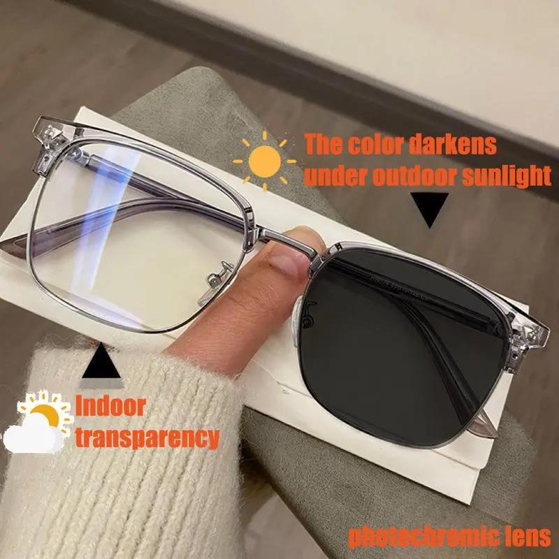 2026 Ultra Light Square Frame Photochromic Anti Radiation Glasses Replaceable Lens for Women Men Sunglasses Eyeglasses Frames
2026 Ultra Light Square Frame Photochromic Anti Radiation Glasses Replaceable Lens for Women Men Sunglasses Eyeglasses Frames