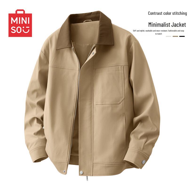 MINISO Men s Detroit Twill Casual Jacket L
MINISO Men s Detroit Twill Casual Jacket L
