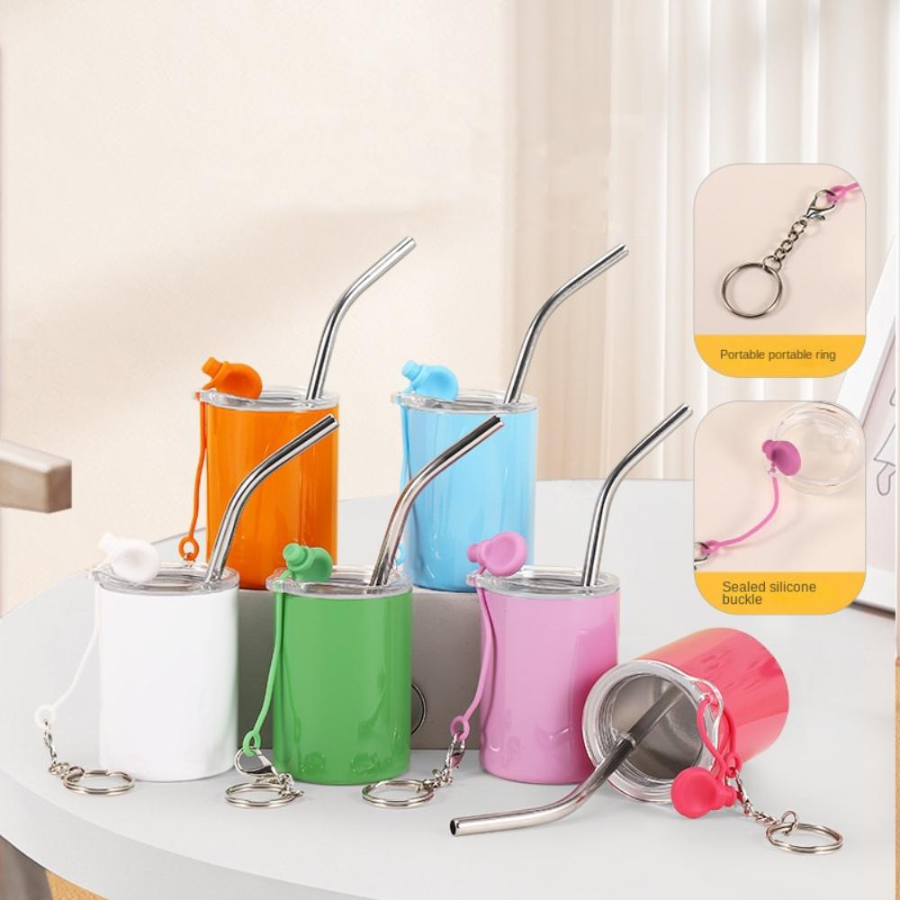 Stainless Steel Mini Tumbler Shot Glass with Straw Small Glasses Cups Home Office Travel синій
Stainless Steel Mini Tumbler Shot Glass with Straw Small Glasses Cups Home Office Travel синій