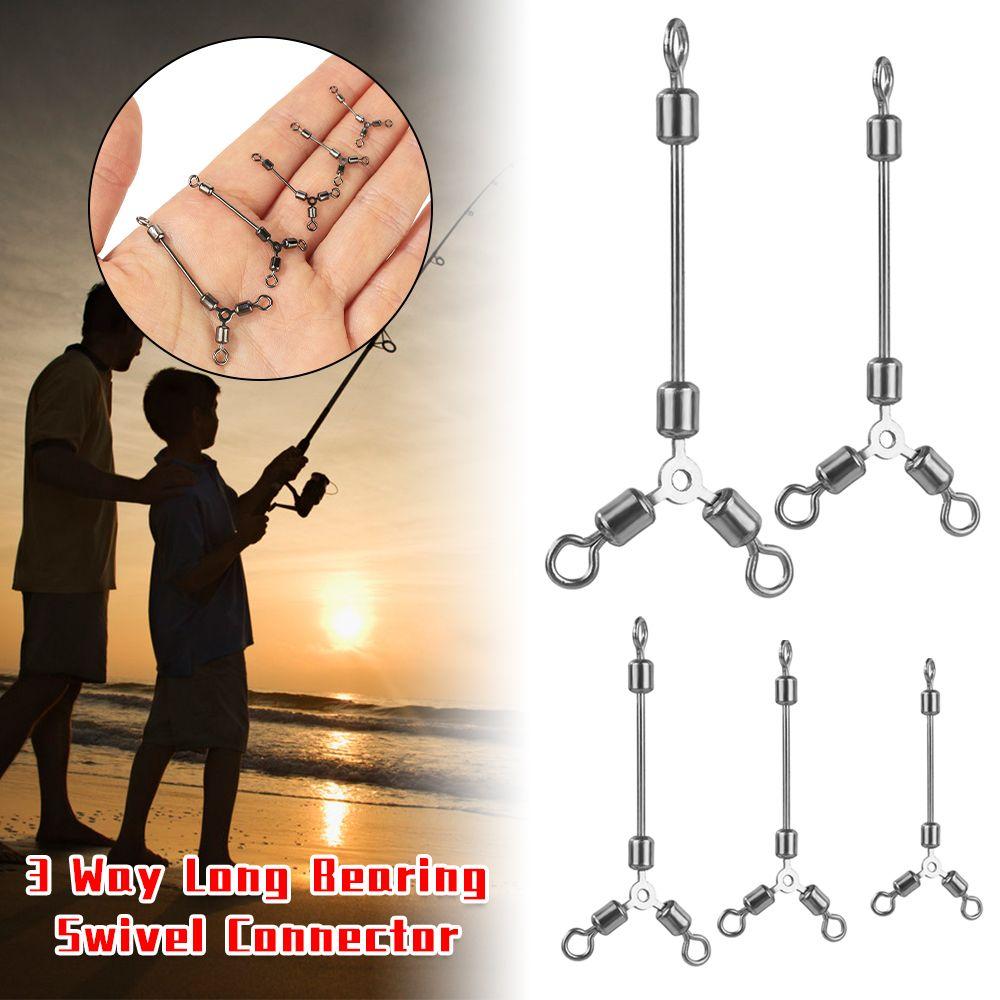 Bearing Barrel T-shape Fishing Swivels Cross Line Fishhook Connector Three Way Long Bearing
Bearing Barrel T-shape Fishing Swivels Cross Line Fishhook Connector Three Way Long Bearing