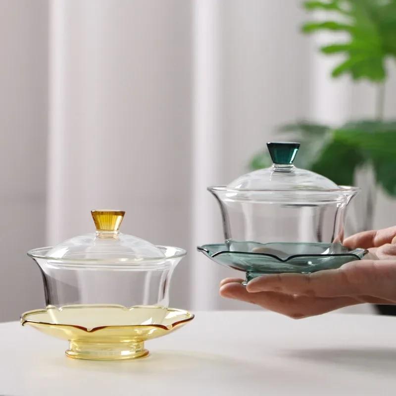 Высокотемпературное устойчивое к ожогам взрывозащищенное стекло Gaiwan, утолщенное устройство для изготовления чаши для чайной церемонии лотоса, боросиликат
Высокотемпературное устойчивое к ожогам взрывозащищенное стекло Gaiwan, утолщенное устройство для изготовления чаши для чайной церемонии лотоса, боросиликат