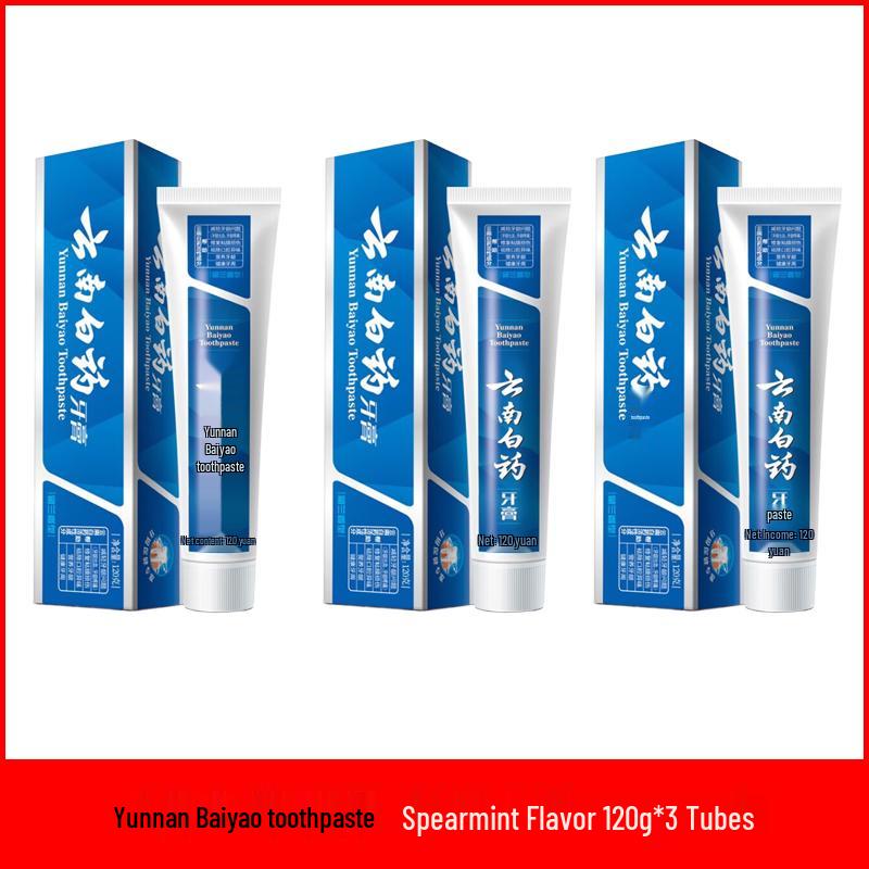 Yunnan Baiyao Spearmint Toothpaste (3-Pack)
Yunnan Baiyao Spearmint Toothpaste (3-Pack)