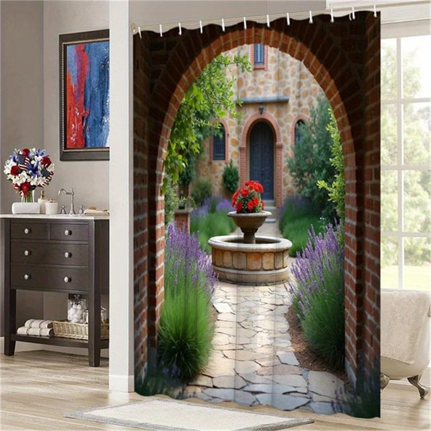 1pc Forest Dawn Shower Curtain - Morning Sunlight Through Pine Trees, Polyester, 70.8x70.8 , 12 Hooks, Washable & Durable W90XH180cm
1pc Forest Dawn Shower Curtain - Morning Sunlight Through Pine Trees, Polyester, 70.8x70.8 , 12 Hooks, Washable & Durable W90XH180cm