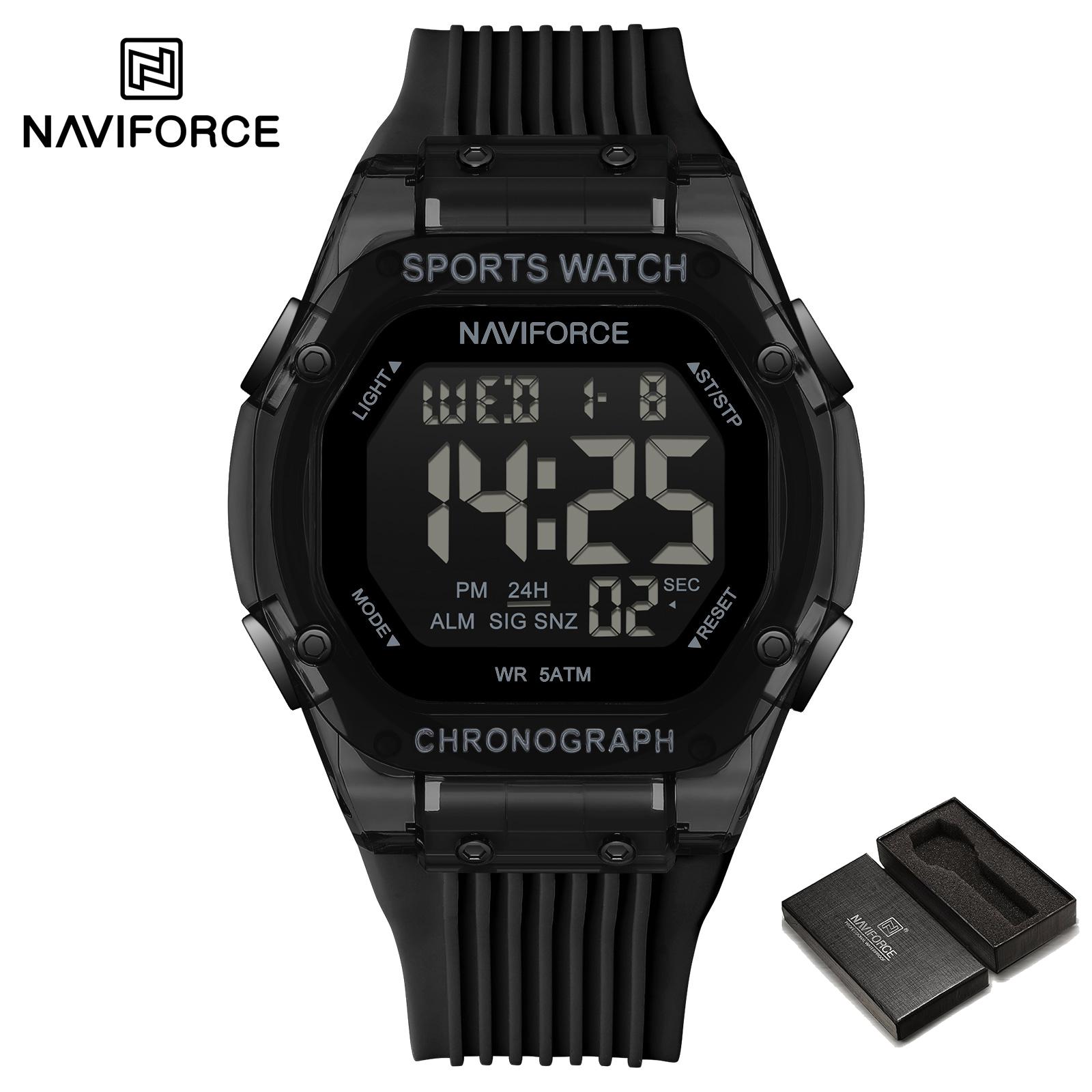 NAVIFORCE Men Boy Sport LCD Digital Watch Chronograph Date Calendar Outdoor NF7113 чёрный
NAVIFORCE Men Boy Sport LCD Digital Watch Chronograph Date Calendar Outdoor NF7113 чёрный