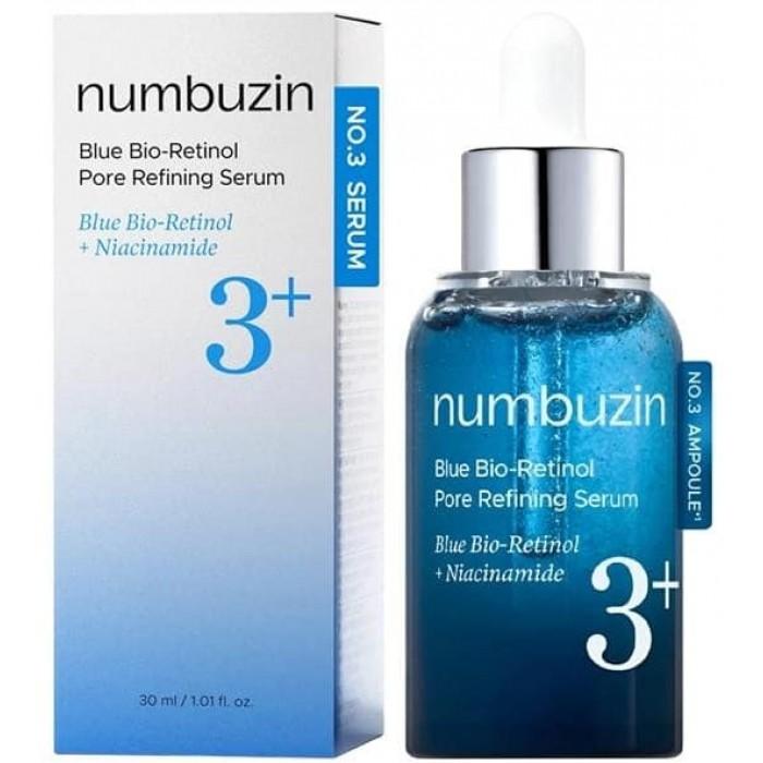 No 3 Blue Bio-Retinol Pore Refining Serum 30ml / 1.01 fl.oz.
No 3 Blue Bio-Retinol Pore Refining Serum 30ml / 1.01 fl.oz.