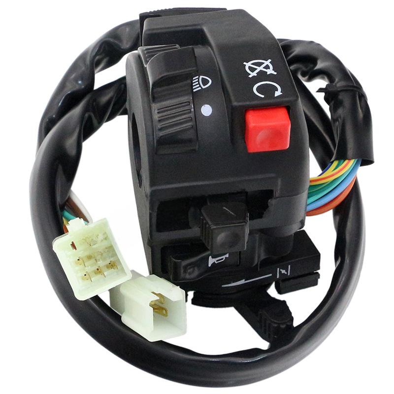 7/8 22 мм мотоциклетный руль переключатели управления фара поворотник индикатор переключатель кнопка звукового сигнала для большинства квадроциклов 110-250 куб. см чёрный
7/8 22 мм мотоциклетный руль переключатели управления фара поворотник индикатор переключатель кнопка звукового сигнала для большинства квадроциклов 110-250 куб. см чёрный