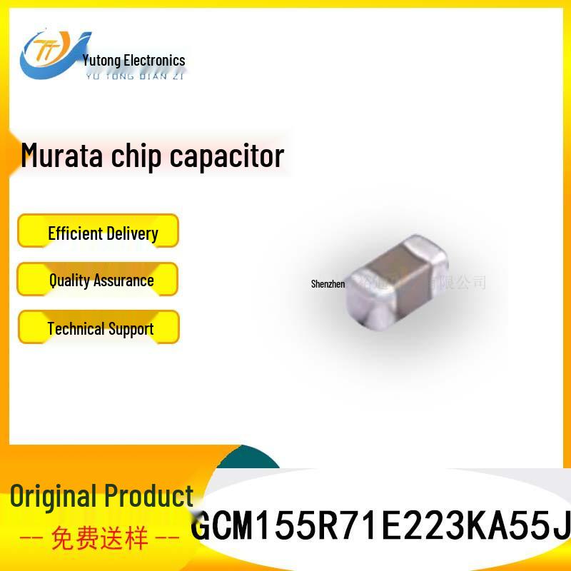 Murata 22nF 0402 X7R 25V 10% Ceramic Chip Capacitor - GCM155R71E223KA55J
Murata 22nF 0402 X7R 25V 10% Ceramic Chip Capacitor - GCM155R71E223KA55J