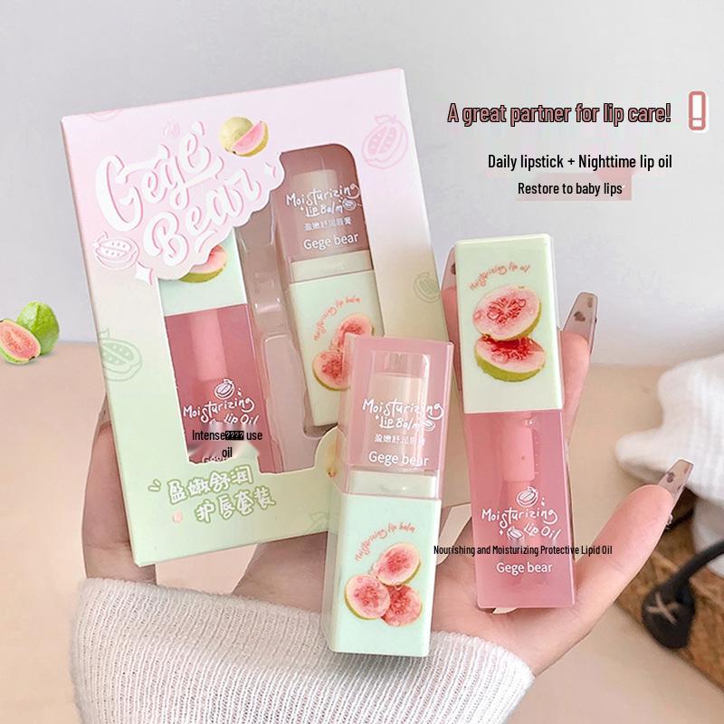 Gege Bear Lip Care Set: Hydrating, Moisturizing & Exfoliating for Women - Includes Lip Balm & Oil, Fades Lip Lines.
Gege Bear Lip Care Set: Hydrating, Moisturizing & Exfoliating for Women - Includes Lip Balm & Oil, Fades Lip Lines.