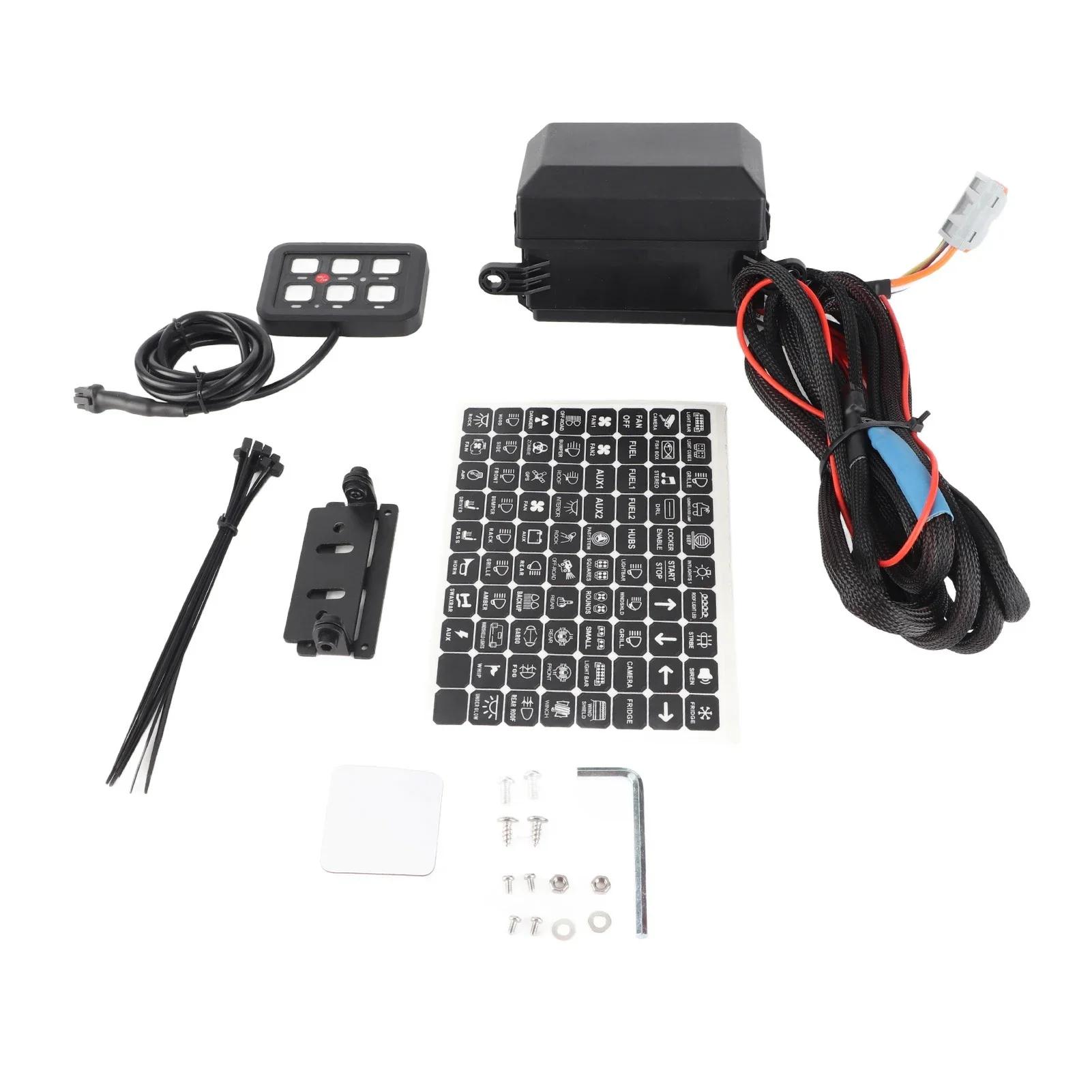 6-кнопочная светодиодная панель, износостойкая, широкая применимость, автоматическая регулировка яркости, светодиодная сенсорная панель управления для транспортного средства, автомобильная сенсорная коробка переключателей чёрный
6-кнопочная светодиодная панель, износостойкая, широкая применимость, автоматическая регулировка яркости, светодиодная сенсорная панель управления для транспортного средства, автомобильная сенсорная коробка переключателей чёрный