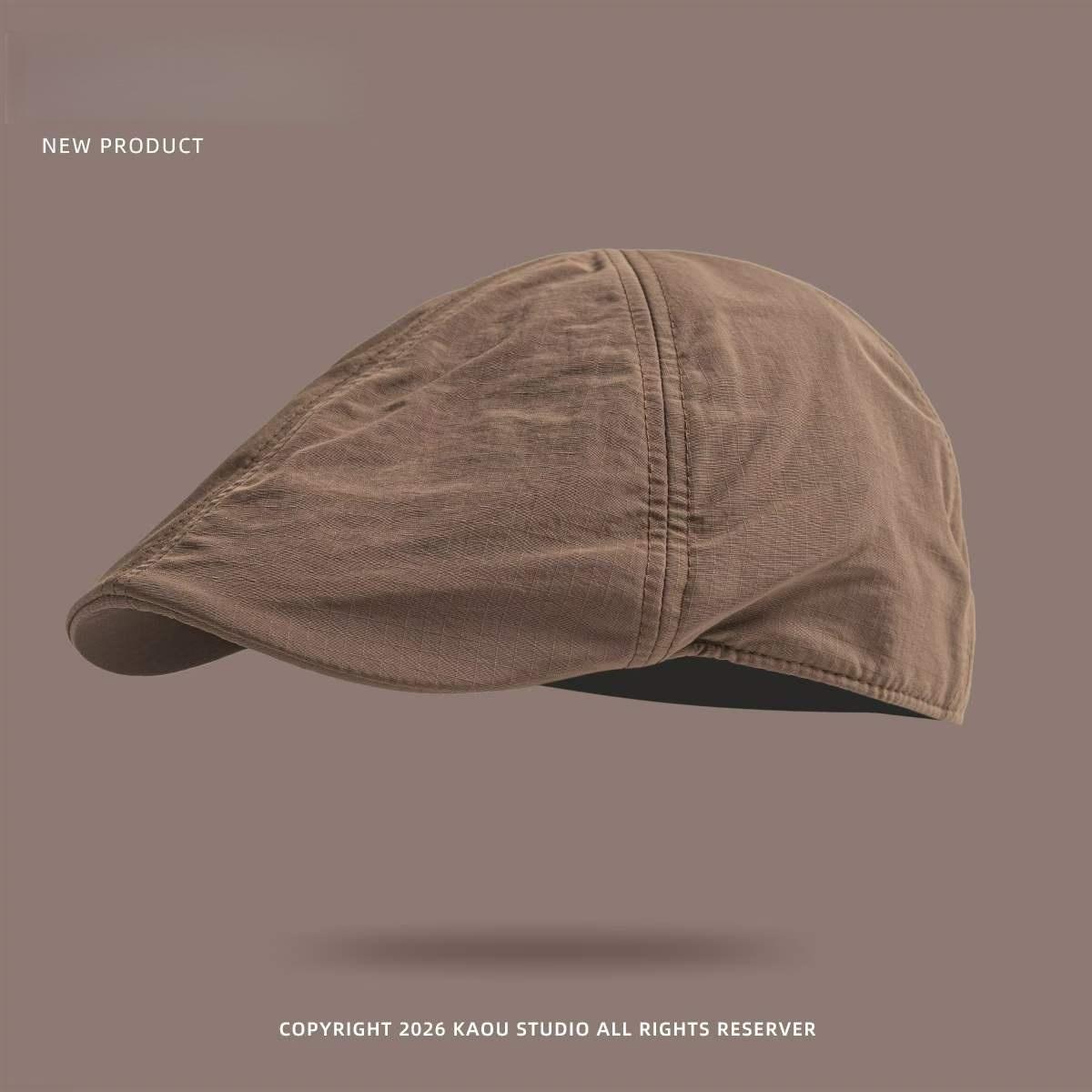Unisex Quick Dry Flat Cap Breathable Grid Fabric Vintage Casual Outdoor Daily Sun Hat for Men Women 54-59 коричневый
Unisex Quick Dry Flat Cap Breathable Grid Fabric Vintage Casual Outdoor Daily Sun Hat for Men Women 54-59 коричневый