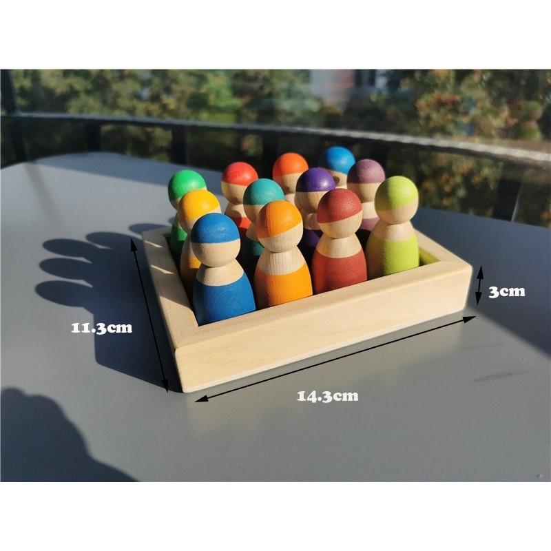 Kids Wooden Toys Color Sorting Wood Balls Rainbow & Pastel Sphere with Tray Unpaint Cup Montessori Peg Dolls and Rings
Kids Wooden Toys Color Sorting Wood Balls Rainbow & Pastel Sphere with Tray Unpaint Cup Montessori Peg Dolls and Rings