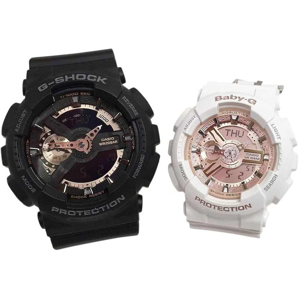 Casio G-Shock GA-110RG-1A & Baby-G BA-110-7A Watch Set with Original Pair Case Waterproof Shock Resistant
Casio G-Shock GA-110RG-1A & Baby-G BA-110-7A Watch Set with Original Pair Case Waterproof Shock Resistant