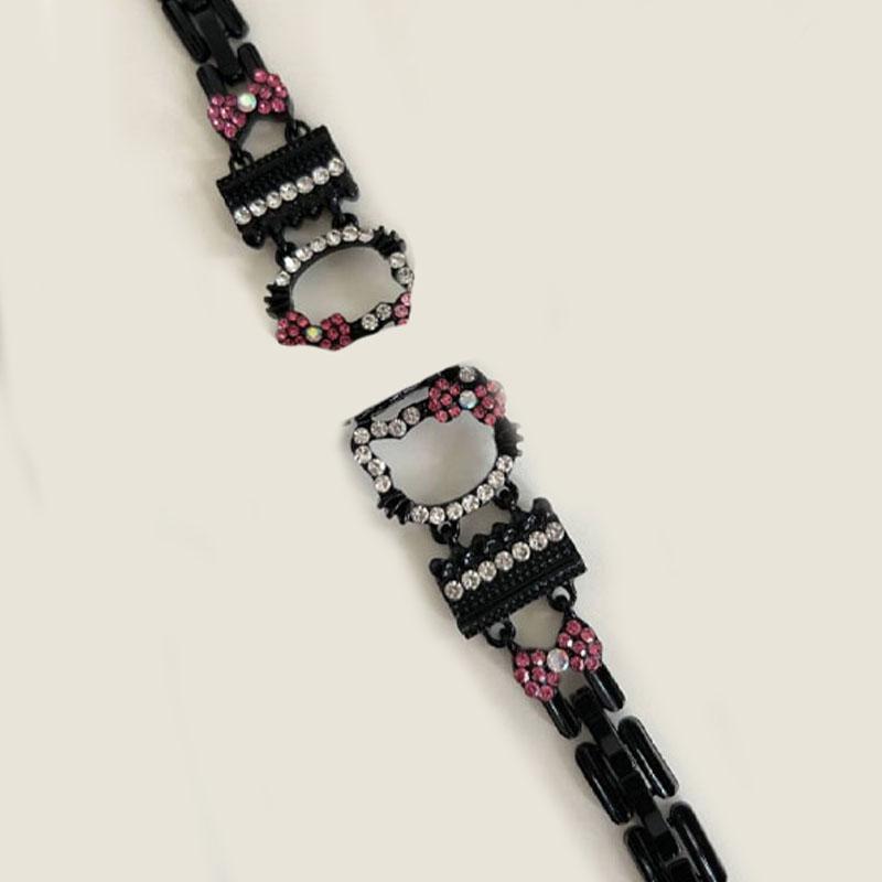 Sanrio HelloKitty Stainless Steel Strap for Apple Watch Bands 5mm 44mm 42mm 41mm 38mm 49mm 40mm Creativity Women Iwatch Series 42 44 45 46 S10 49 чорний
Sanrio HelloKitty Stainless Steel Strap for Apple Watch Bands 5mm 44mm 42mm 41mm 38mm 49mm 40mm Creativity Women Iwatch Series 42 44 45 46 S10 49 чорний