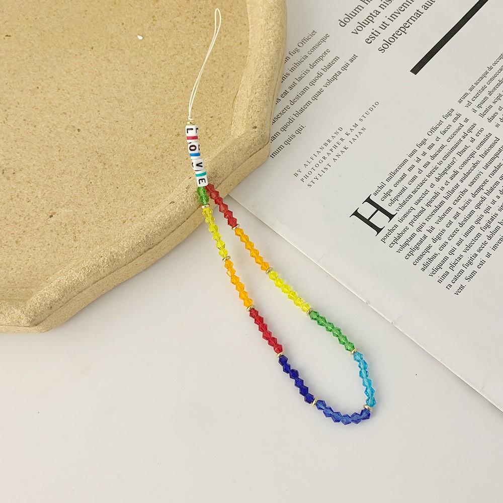INS wind color crystal beaded anti-lost lanyard diagonal cross hand carry fashion chain mobile phone chain
INS wind color crystal beaded anti-lost lanyard diagonal cross hand carry fashion chain mobile phone chain