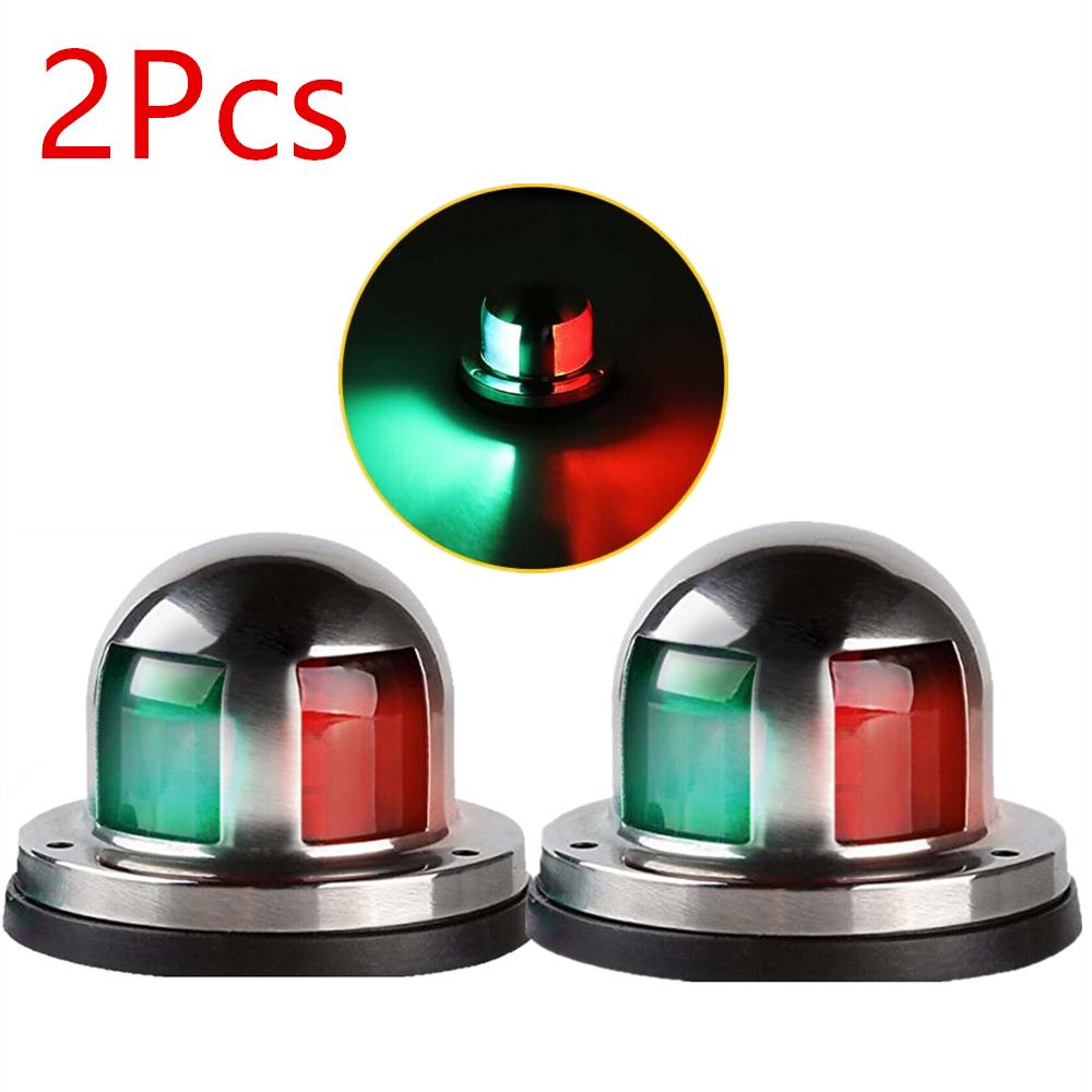 2Pcs Boat Navigation Lights Red and Green LED Marine Navigation Light Boat Bow L
2Pcs Boat Navigation Lights Red and Green LED Marine Navigation Light Boat Bow L
