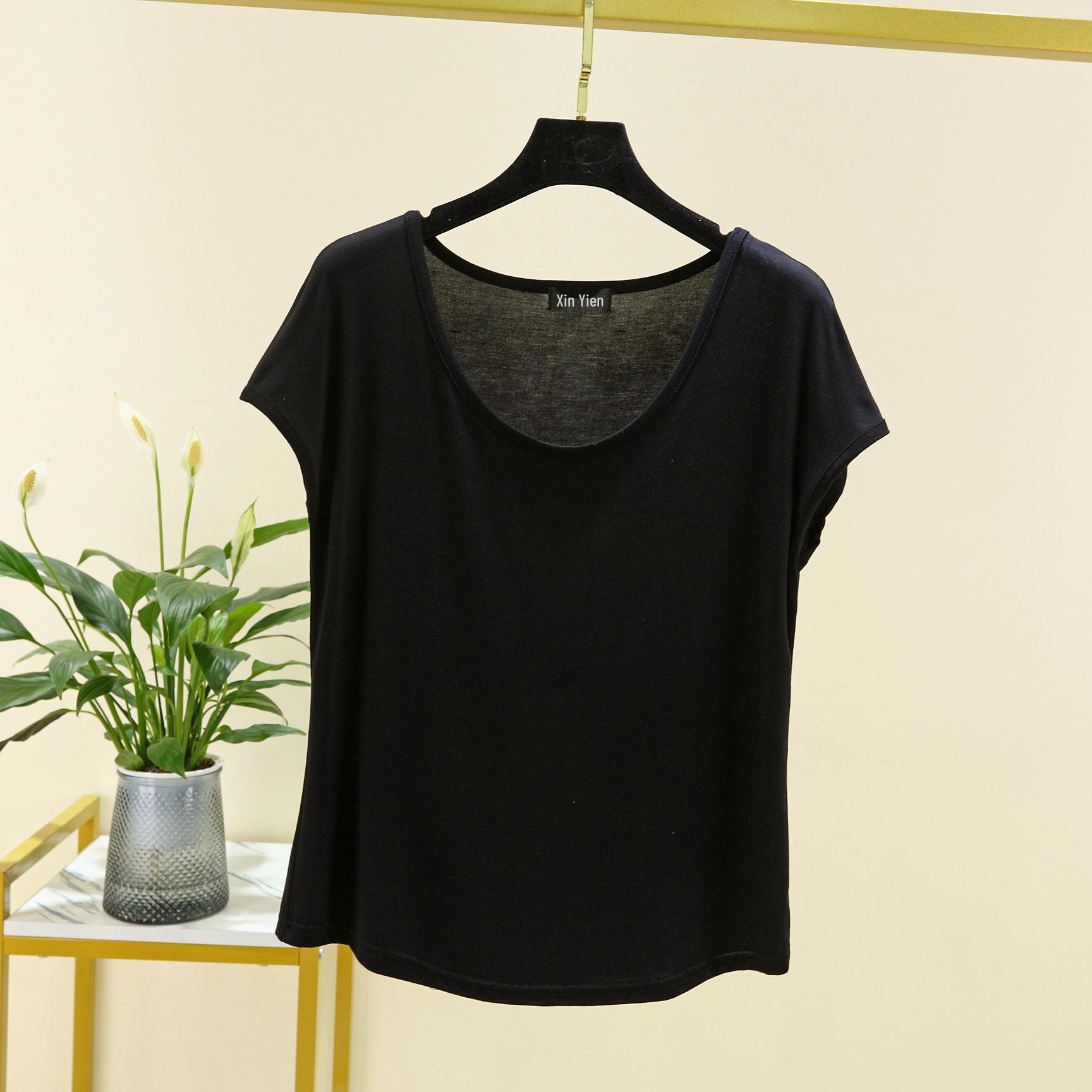 Женский модальный летний топ без рукавов - Свободный, Тонкий, С круглым вырезом, Большого размера, Универсальная базовая футболка Medium
Женский модальный летний топ без рукавов - Свободный, Тонкий, С круглым вырезом, Большого размера, Универсальная базовая футболка Medium