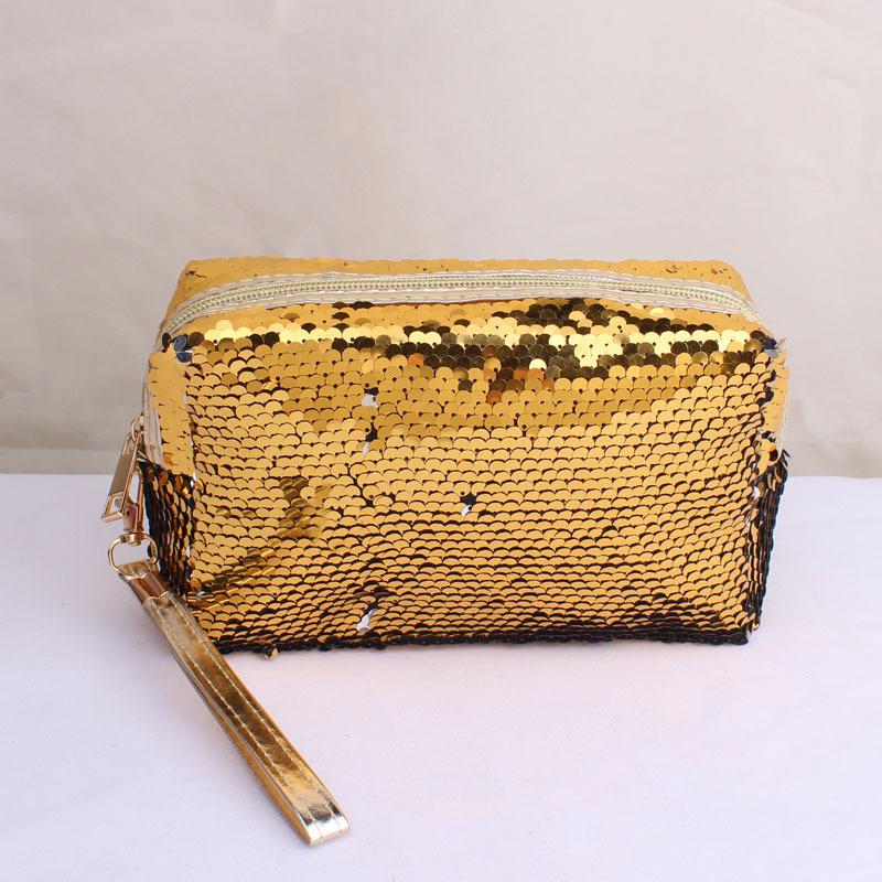 Fashion Shiny Sequin Portable Cosmetic Bag Organizer Holder Zipper Makeup Case Travel Storage Bag Women Girls Beauty Wash Pouch 18.5x7.5x10.5cm
Fashion Shiny Sequin Portable Cosmetic Bag Organizer Holder Zipper Makeup Case Travel Storage Bag Women Girls Beauty Wash Pouch 18.5x7.5x10.5cm