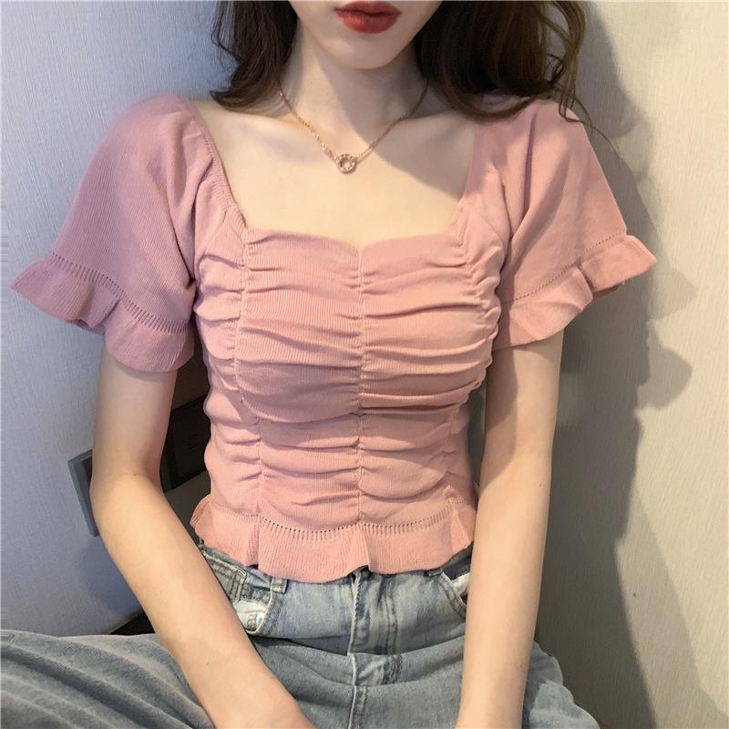 2025 Elegant French Puff Sleeve Square Neck Top - Subtly Stylish, Lightly Mature Summer Shirt for Women One Size (up to 125 jin)
2025 Elegant French Puff Sleeve Square Neck Top - Subtly Stylish, Lightly Mature Summer Shirt for Women One Size (up to 125 jin)