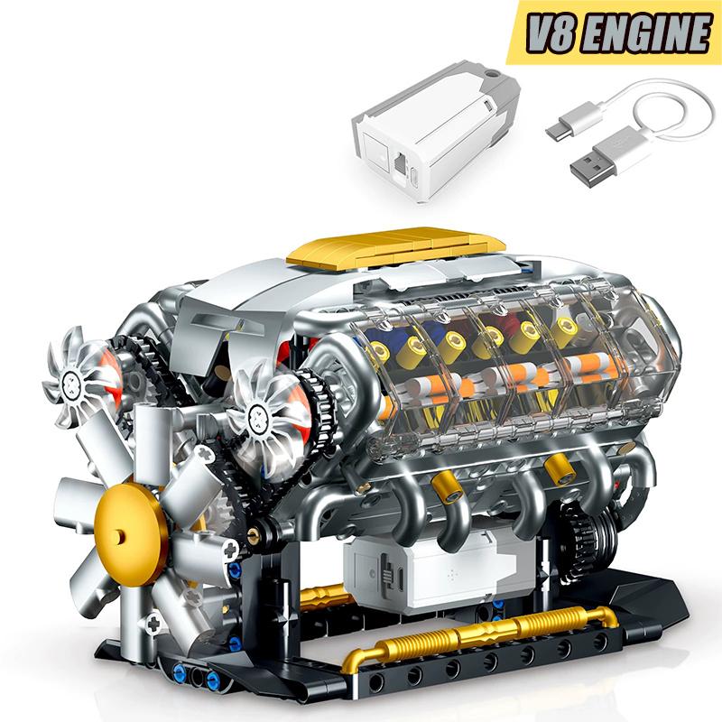 Технические Механические Электрические Строительные Блоки Двигатель V8 Моделирование Двигателя Автомобиля Кирпичи MOC Научно-Образовательные Игрушки Подарок Для Детей и Взрослых
Технические Механические Электрические Строительные Блоки Двигатель V8 Моделирование Двигателя Автомобиля Кирпичи MOC Научно-Образовательные Игрушки Подарок Для Детей и Взрослых
