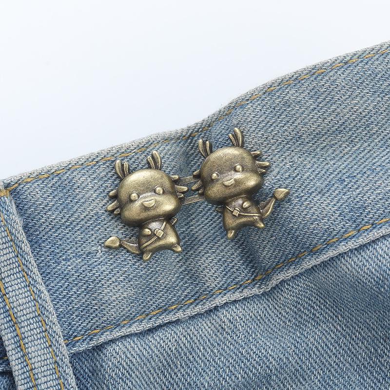 Dragon Buckle Waist Slimming Cincher: Adjustable, Detachable & Nail-Free Jeans Waistband Enhancer.
Dragon Buckle Waist Slimming Cincher: Adjustable, Detachable & Nail-Free Jeans Waistband Enhancer.