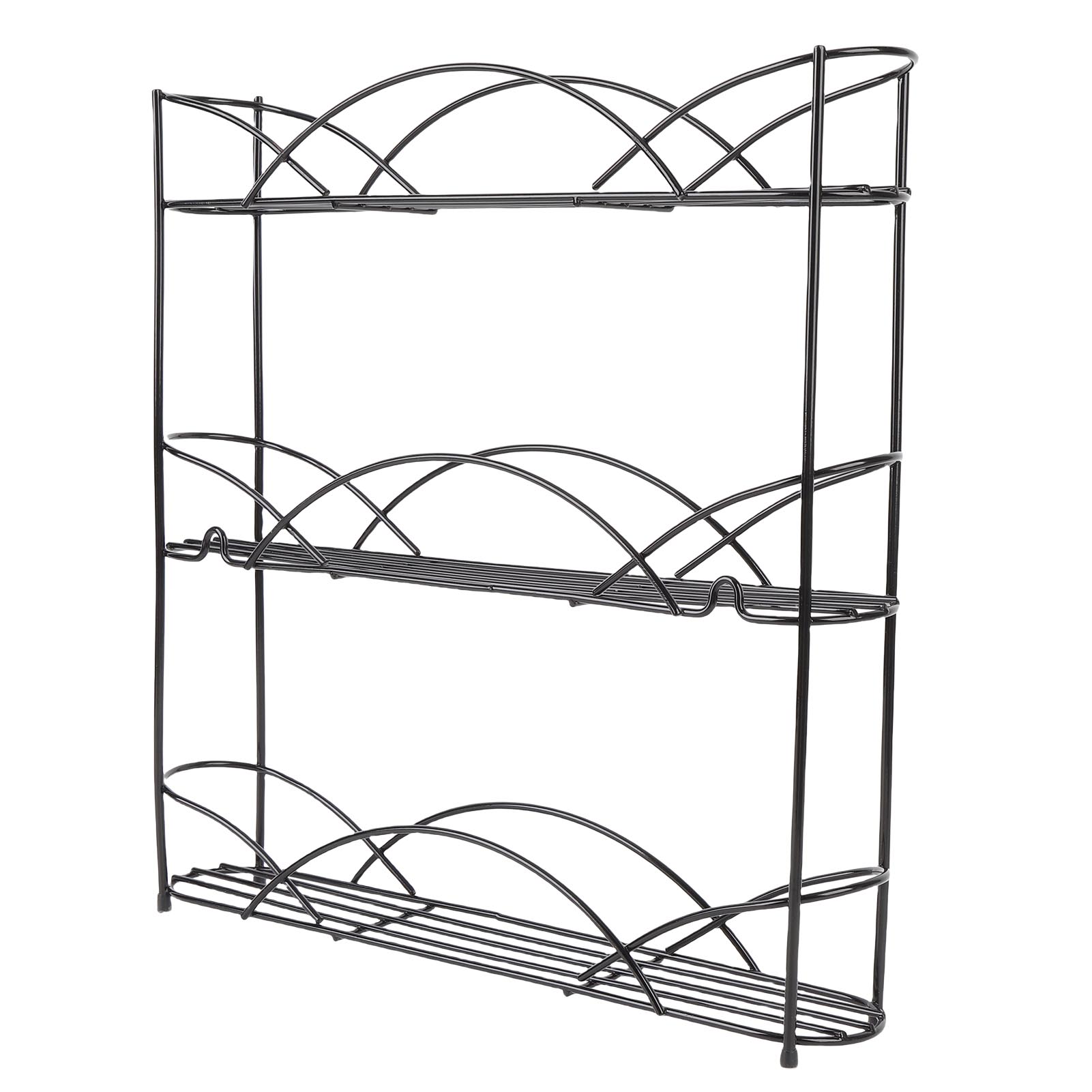 Seasonings Rack 3 Tier Metal Seasonings Organizer with Anti Slip Rubber Foot Pads for Kitchen Countertop
Seasonings Rack 3 Tier Metal Seasonings Organizer with Anti Slip Rubber Foot Pads for Kitchen Countertop