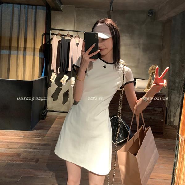 Women s Petite Slim Fit Color Block Knit Dress - White, Short Sleeve, Round Neck, Summer One Size (up to 125 lbs)
Women s Petite Slim Fit Color Block Knit Dress - White, Short Sleeve, Round Neck, Summer One Size (up to 125 lbs)