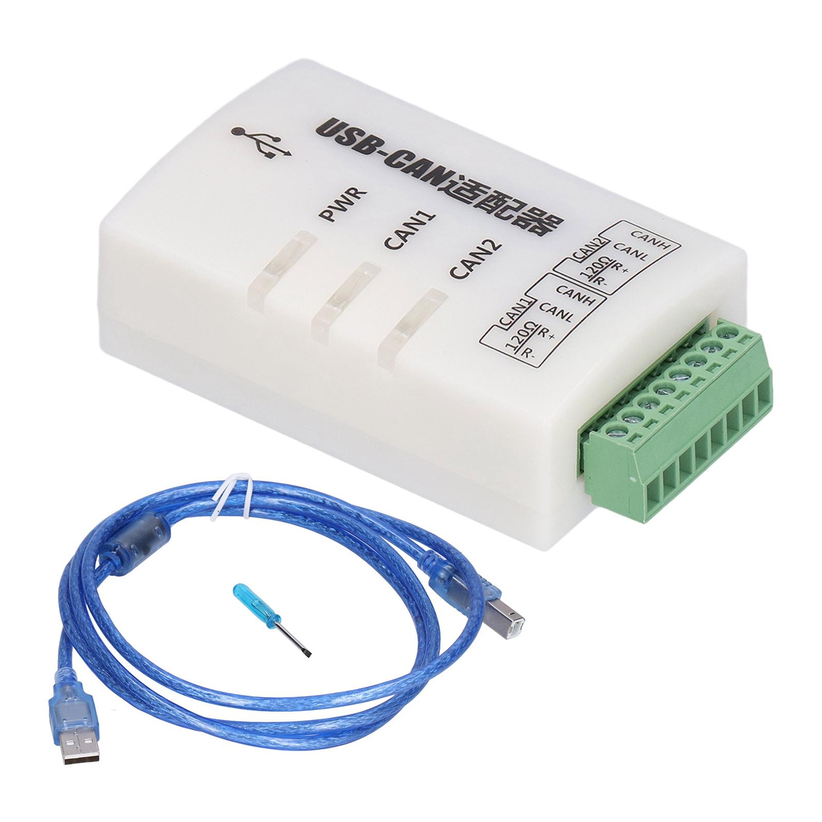 CAN USB-адаптер, двоканальний автоматичний аналізатор шини CAN, інтелектуальний конвертер, налагоджувач J1939
CAN USB-адаптер, двоканальний автоматичний аналізатор шини CAN, інтелектуальний конвертер, налагоджувач J1939