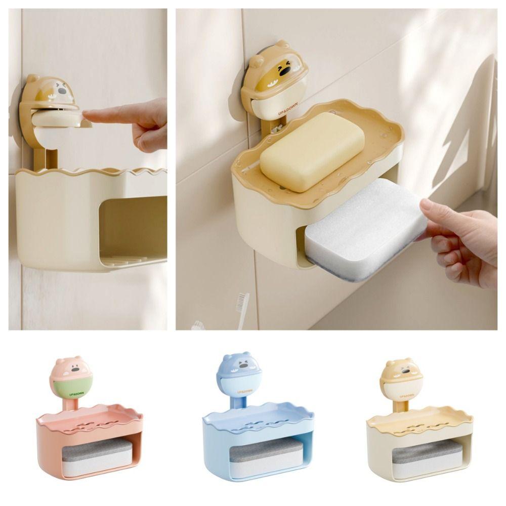 Wall Mounted Sucker Soap Box No Drilling Soap Storage Tray Creative Soap Dish Holder Kitchen
Wall Mounted Sucker Soap Box No Drilling Soap Storage Tray Creative Soap Dish Holder Kitchen