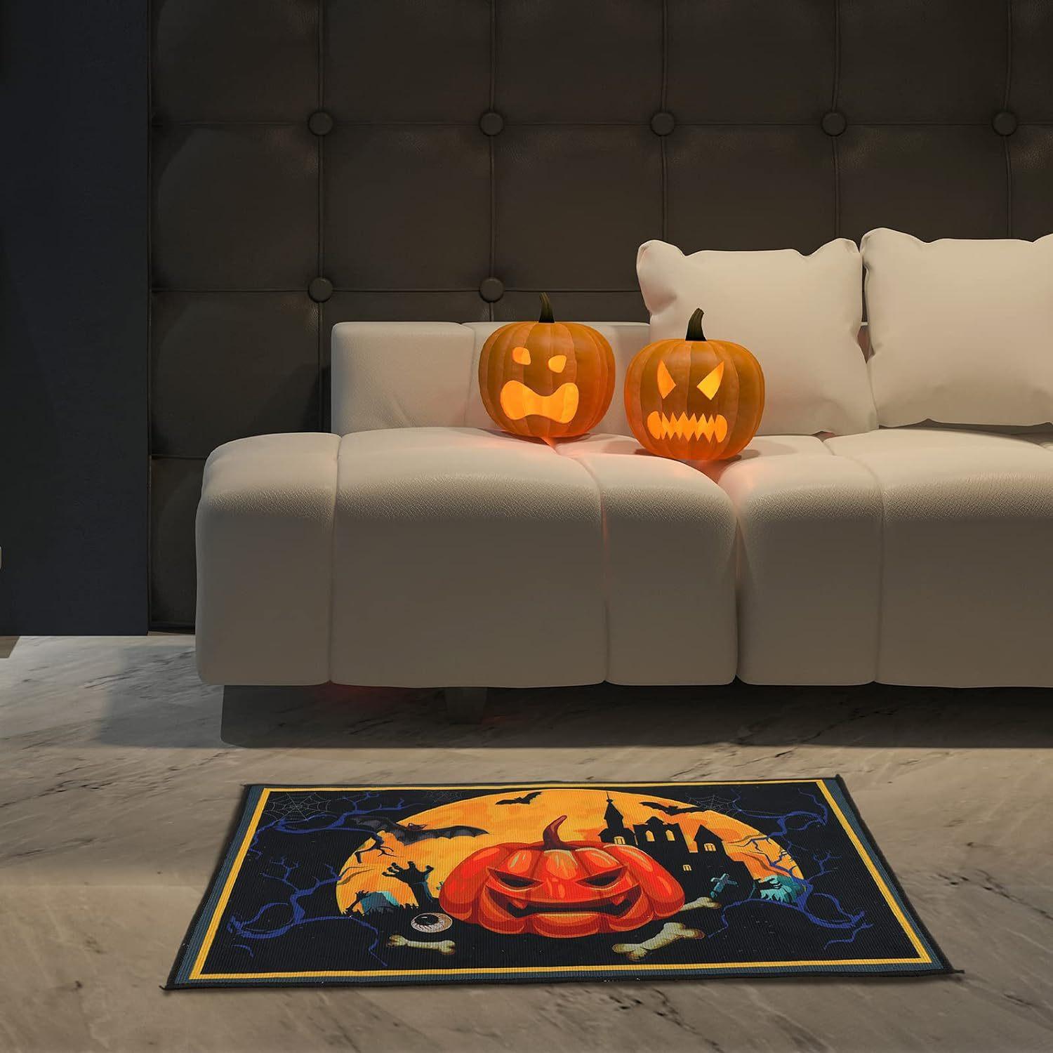 Horror Element Carpet Atmosphere Durable Water-Absorbing Bathroom Mat Entrance Door Hallway Doormat Halloween Home Decor 40x60cm 16x24inch
Horror Element Carpet Atmosphere Durable Water-Absorbing Bathroom Mat Entrance Door Hallway Doormat Halloween Home Decor 40x60cm 16x24inch
