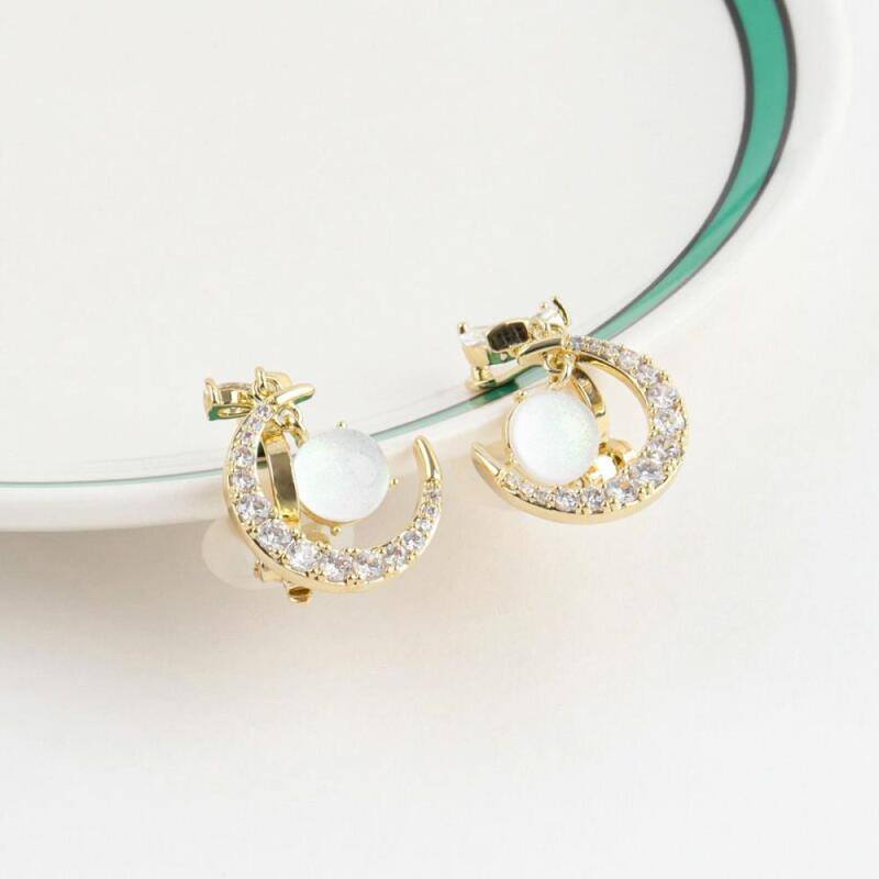 Women s Crescent Stone Cubic Drop Earrings A28313_Silver
Women s Crescent Stone Cubic Drop Earrings A28313_Silver